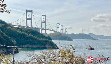 來島海峽大橋展望台風景