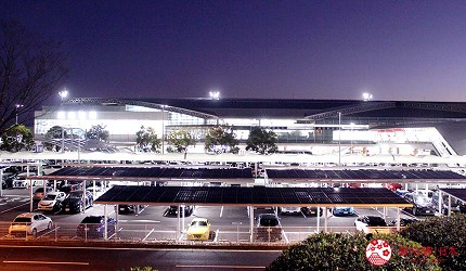 廣島機場夜景外觀