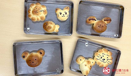 八天堂手作體驗的成品奶油麵包