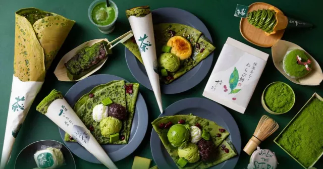 巨無霸超濃抹茶可麗餅必吃！濃抹茶甜點専賣店「熱海SATORI本店」開張！
