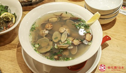 海鮮居酒屋「海風土」的料理酒蒸花蛤