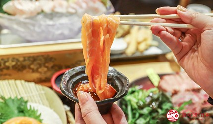 海鮮居酒屋「海風土」的料理鮭魚麵