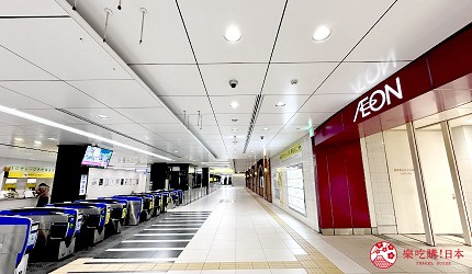 永旺夢樂城大阪巨蛋城交通位置|阪神電鐵檢票口一出來就到