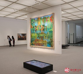 日本廣島三大美術館「廣島市現代美術館」（広島市現代美術館）室內展覽景色之二