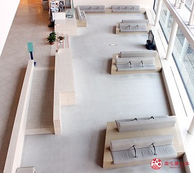 日本廣島三大美術館「廣島縣立美術館」（広島県立美術館）室內休息空間