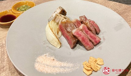 神戶牛推薦餐廳神戶三宮車站附近神戶牛推介柴火燒神戶牛牛排介紹文章炸蒜片圖