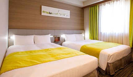 雙床房型最多可入住四人