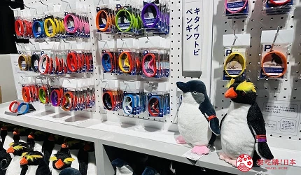 札幌景點推薦9點後北海道景點推介水族館AOAOSAPPORO親子遊景點介紹文章和我推企鵝玩偶套上同款顏色手環吧！