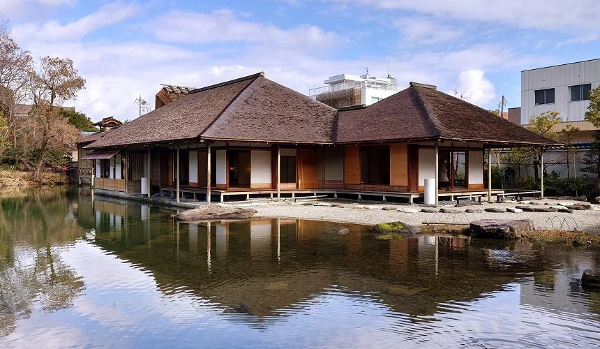 養浩館庭園圖