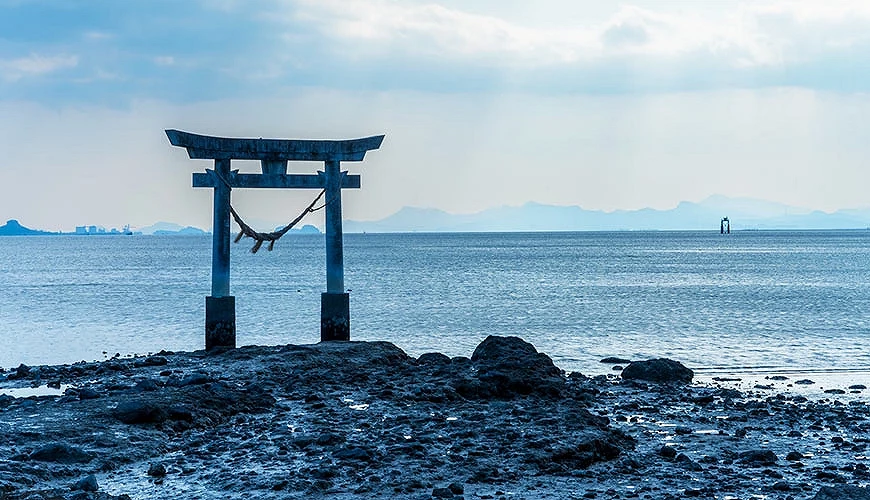 海洋下熊本永尾剱神社鳥居