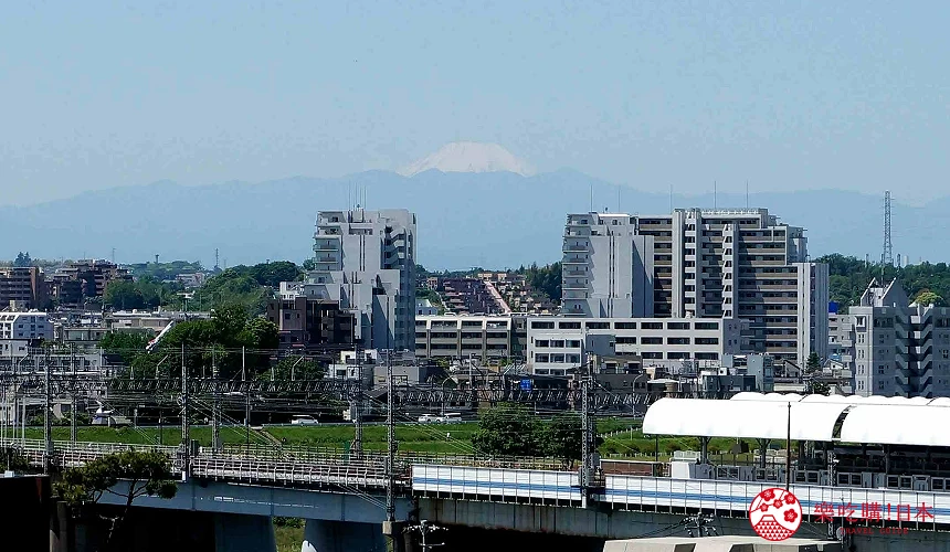 東京近郊二子玉川的二子玉川 Rise的屋上庭園