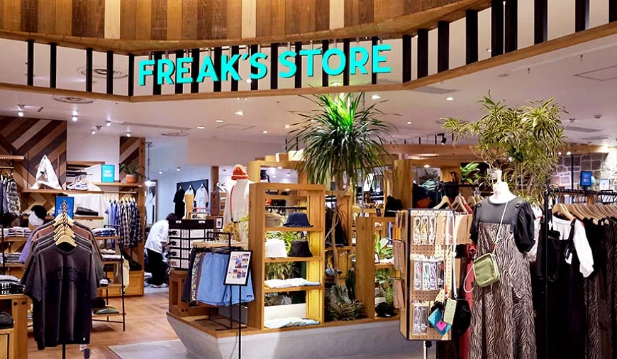 「福岡 PARCO」裡的 FREAK’S STORE 店舖外觀