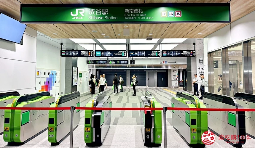 東京澀谷新地標Shibuya Sakura Stage鄰近的JR澀谷站新南改札口