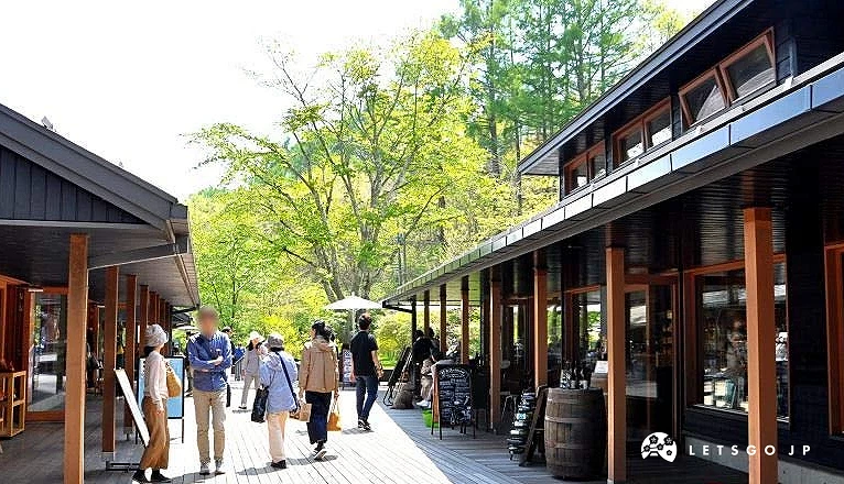榆樹街小鎮的小木屋與木棧商店區
