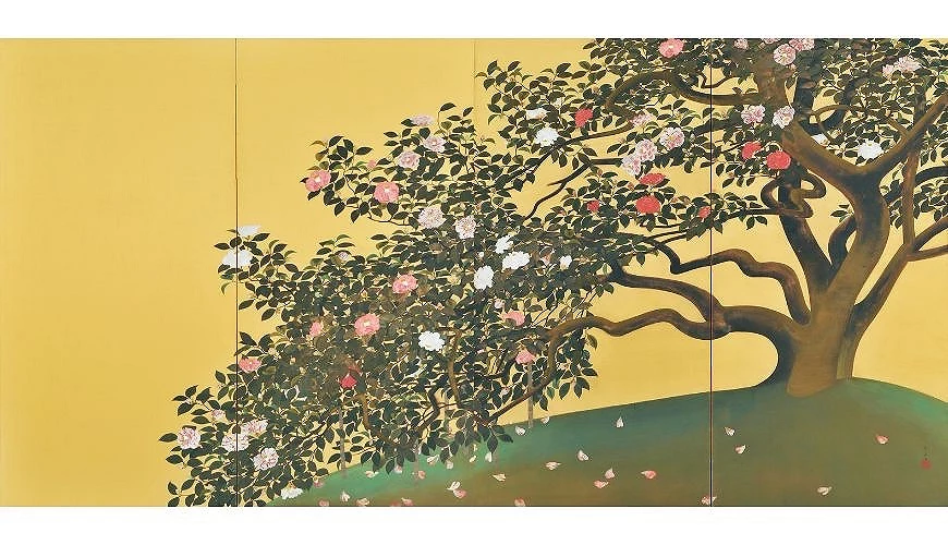 速水御舟《名樹散椿》【重要文化財】山種美術館