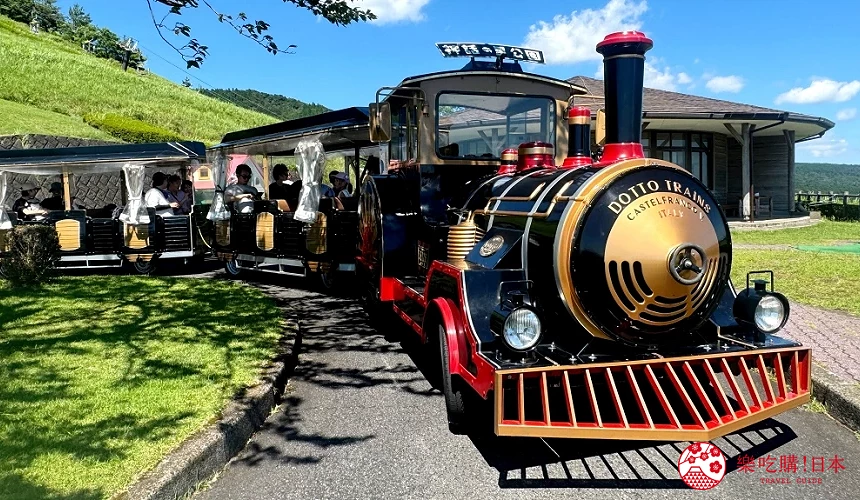 可搭乘小火車到遊覽吊車搭乘處