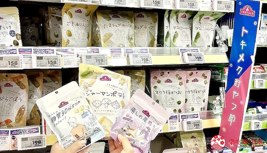 超市中的「TOKIMEKU OYATSU 部」專區