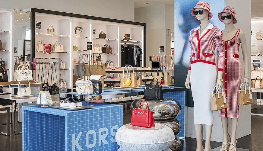 全日本OUTLET中最大的MICHAEL KORS店面 <br>圖片來源:MICHAEL KORS