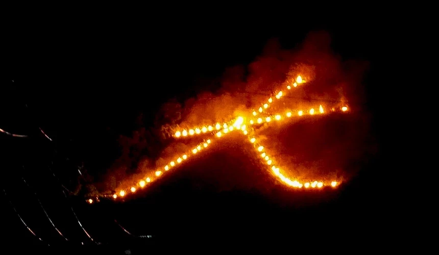 京都五山送火祭照片