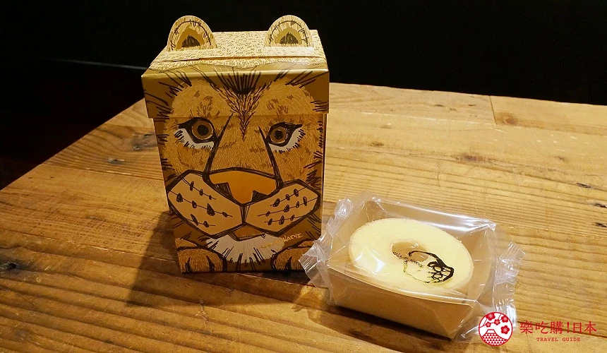 獅子外型的包裝很俏皮
