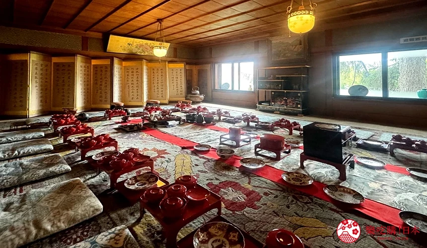小林家中還保留著許多過去宴會用的餐具酒器,顯示出過去大家族的氣派
