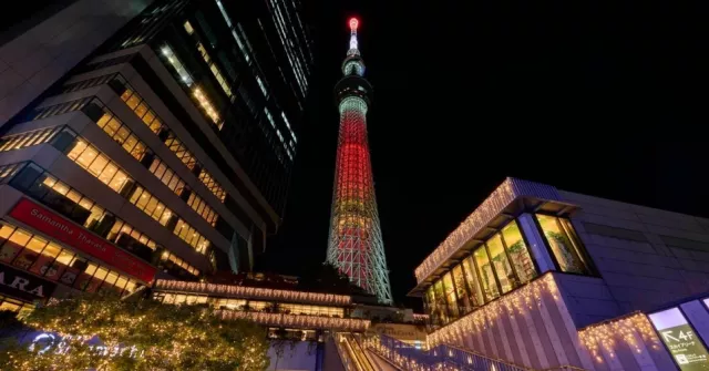 53萬球燈飾超夢幻！2025東京晴空塔聖誕活動必逛繪本市集、高空派對