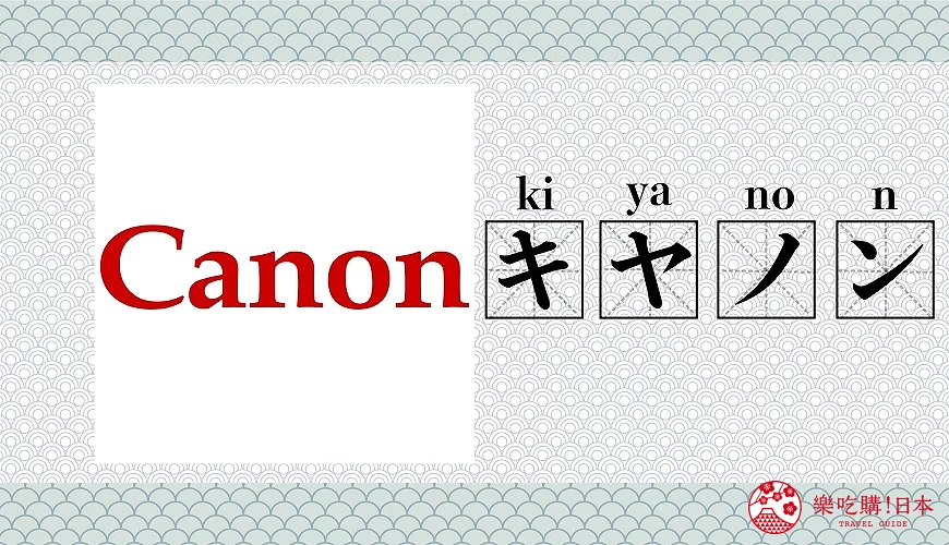 canon佳能相機品牌念法介紹