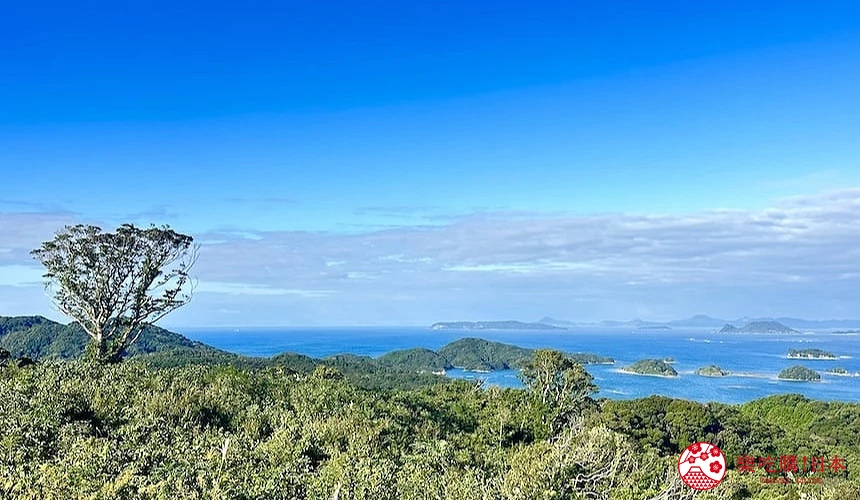 眺望九十九島海灣