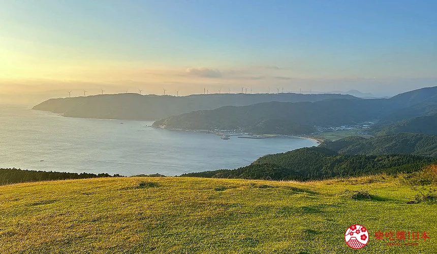在「都井岬」所眺望到的夕陽美景