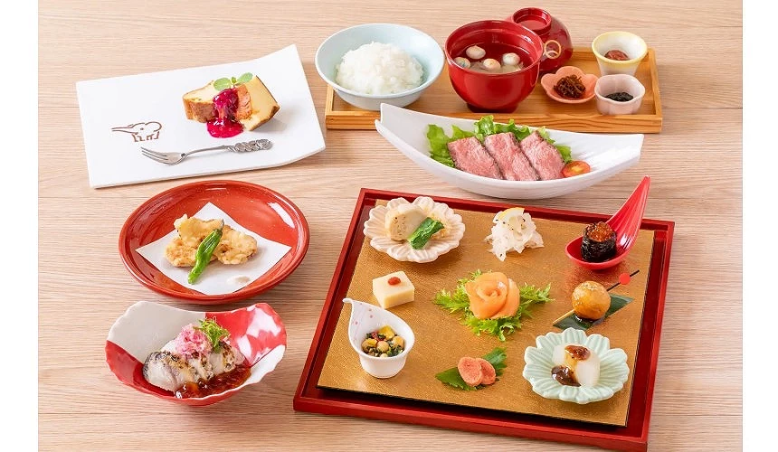 「冬姫會席料理」,售價4,980日圓;搭配飲料喝到飽方案為7,000日圓。