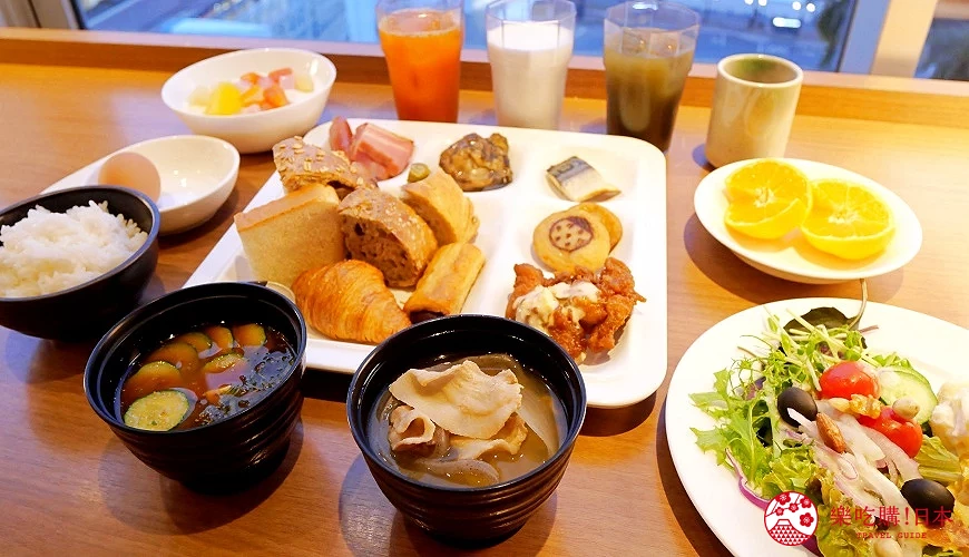 宮崎JR九州飯店供應健康自助早餐,主打地產地消料理