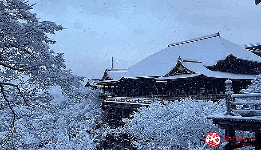 日本關西京都雪景景點推介推薦日本冬天景點冬季必去京都下雪點燈打卡金閣寺清水寺貴船神社寶泉院三千院實光院上賀茂神社東福寺嵐山妙滿寺雪之庭介紹文章清水寺清水舞台雪景圖