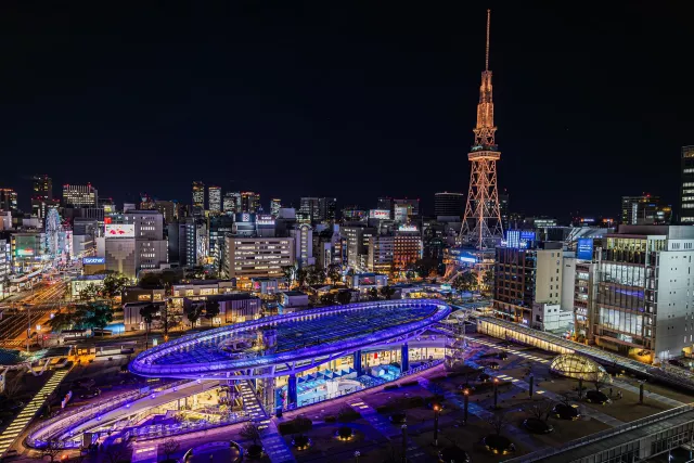 名古屋晚上8點過後該去哪？夜間人氣景點10選：Oasis 21、名古屋電視塔夜景