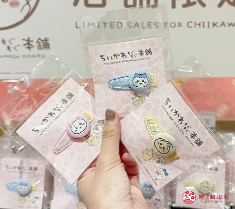 吉伊卡哇、小八貓、烏薩奇蕾絲髮夾