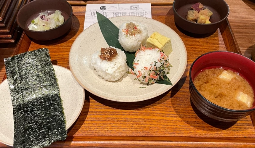 可享用飯店早餐的飯糰