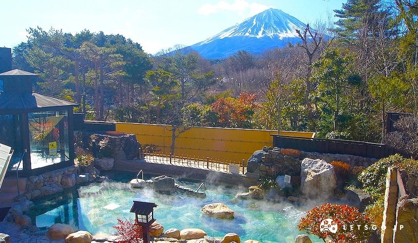 「富士眺望之湯YURARI」可邊泡溫泉邊看富士山