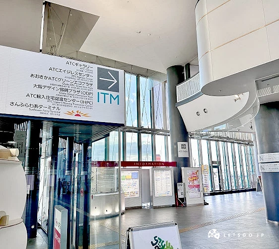 箭頭指示標著ITM的通道