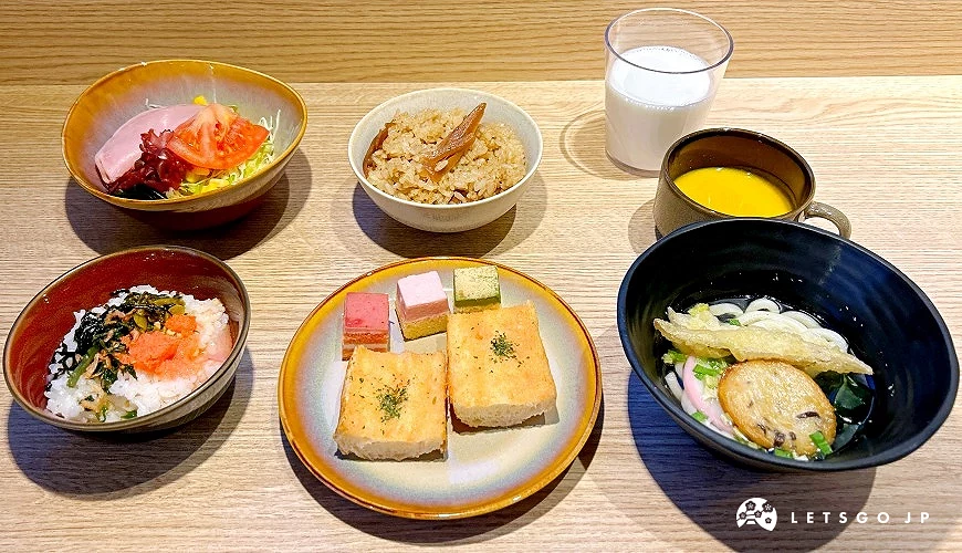 具有福岡特色的豐富早餐