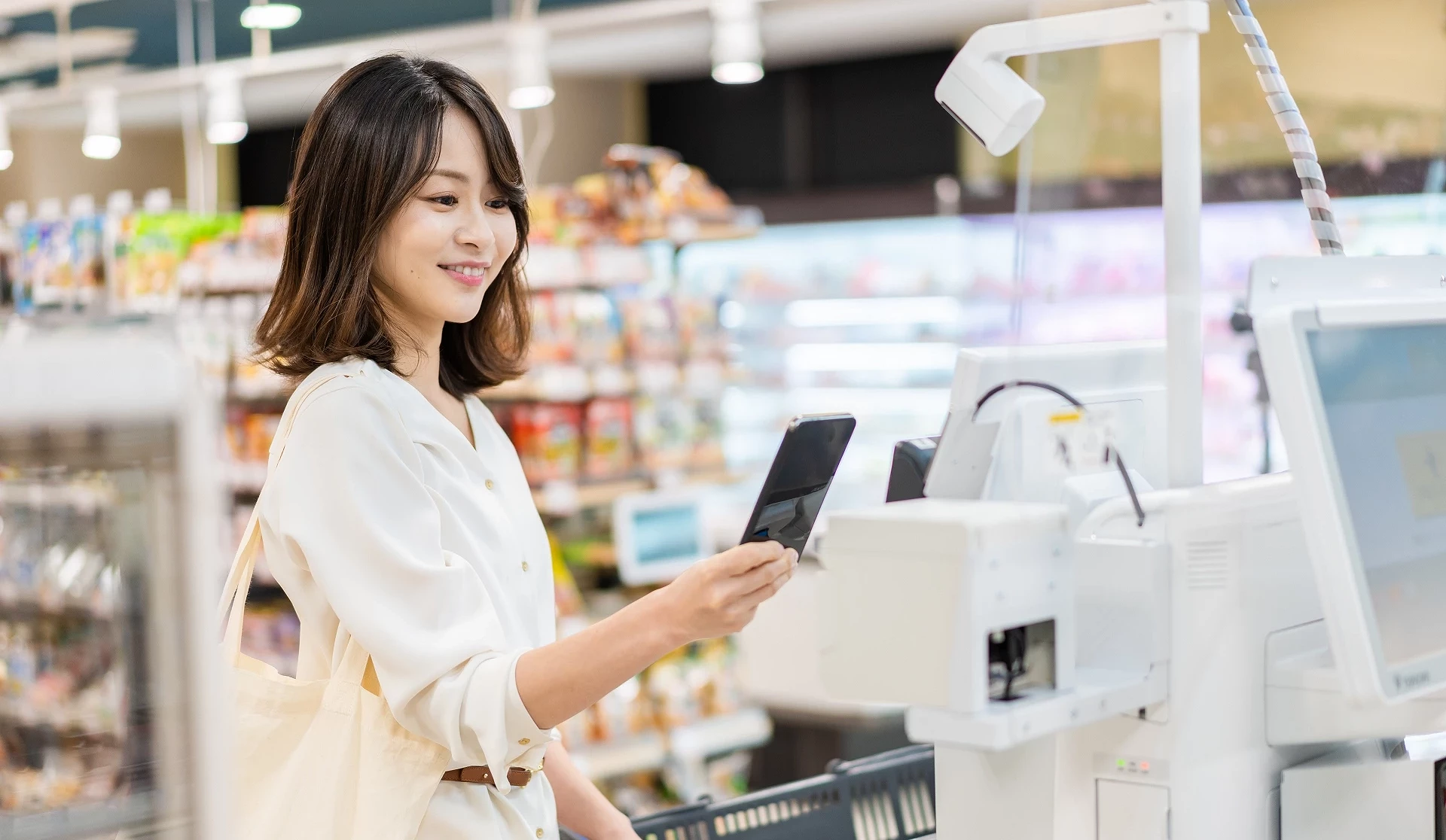 結帳時手機支付