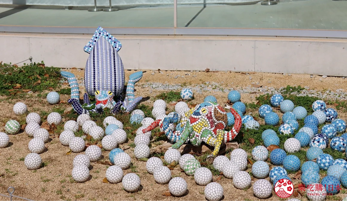 藝術家 Tadanobu Tsuchiya 的作品≪屋島藝術動物園 海洋與森林的彼端≫一期一會,在瀬戶內海。