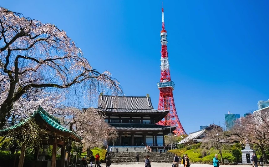 增上寺與鐵塔