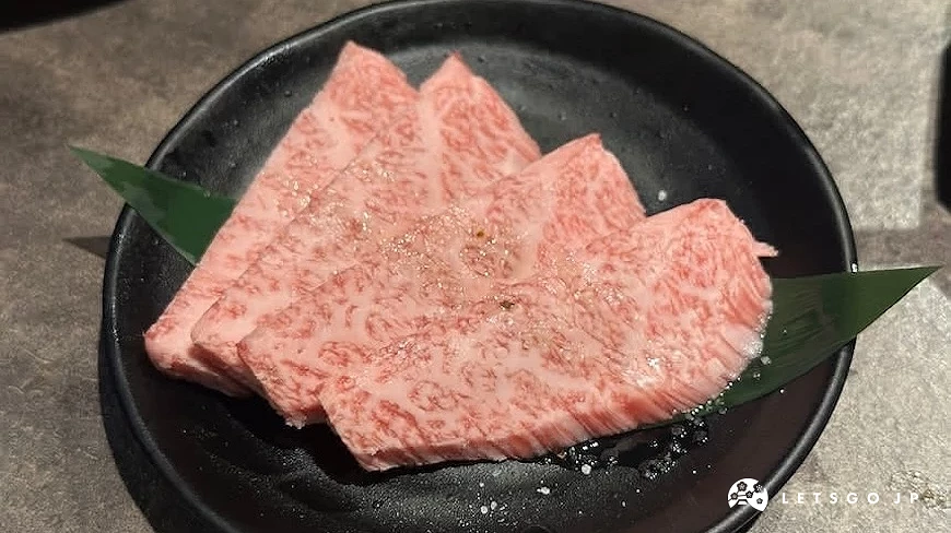 油花分布均勻的佐賀牛肉片