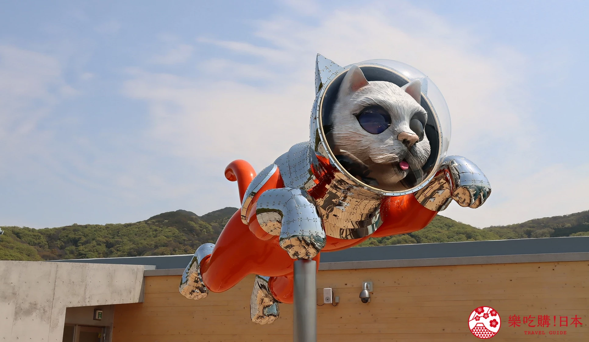 藝術家矢延憲司的作品「Journey of SHIP'S CAT 2025:A Voyage of SHIP‘S CAT around the Seto Inland Sea」。