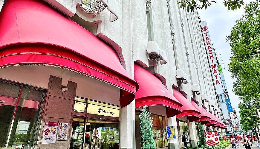 岡山高島屋百貨外觀,JR岡山站地下街直通的熱門購物地標