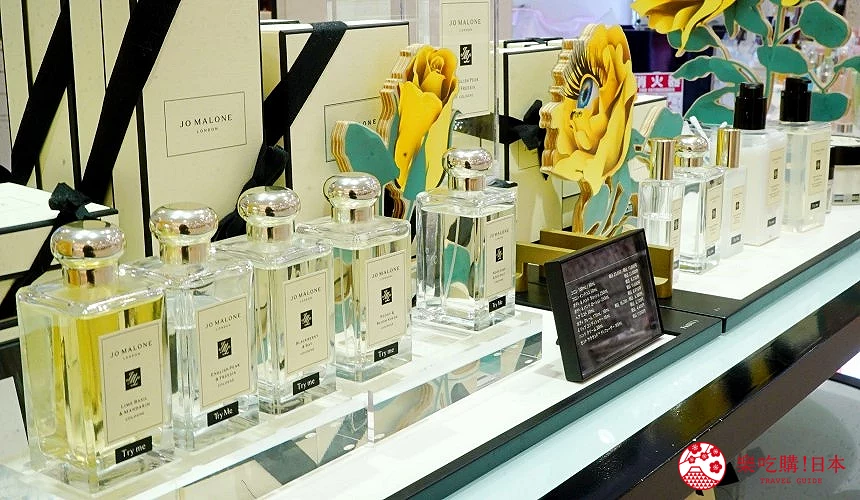 Cosmeme中的Jo Malone商品一字排開