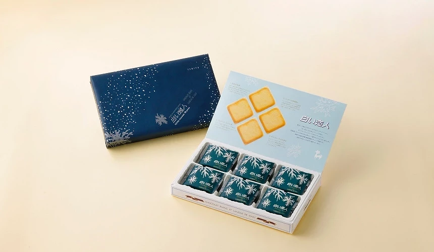 白色戀人餅乾系列商品照