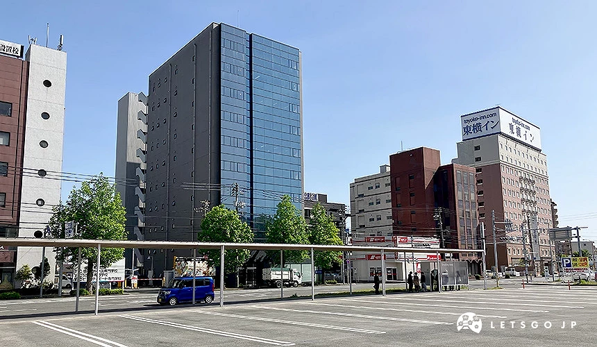 「新山口站」下車處街景