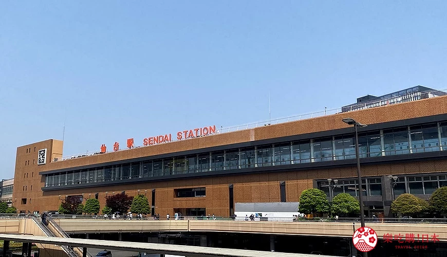 仙台車站外觀廣角大景