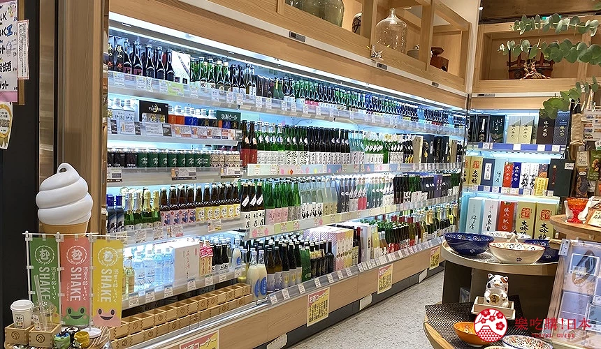 Mutou屋的店內,陳列多款酒品
