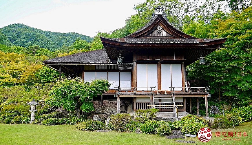 嵐山的大河內山莊外觀